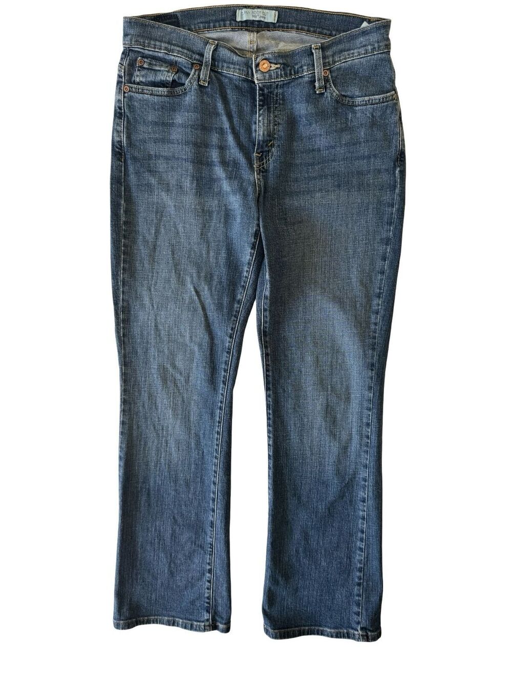Levi’s 529 Curvy Bootcut Jeans Women’s 12 Medium Wash Stretch Denim Y2K